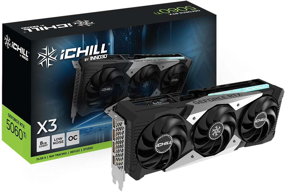 INNO3D GeForce RTX 5060 Ti 8GB iCHILL X3